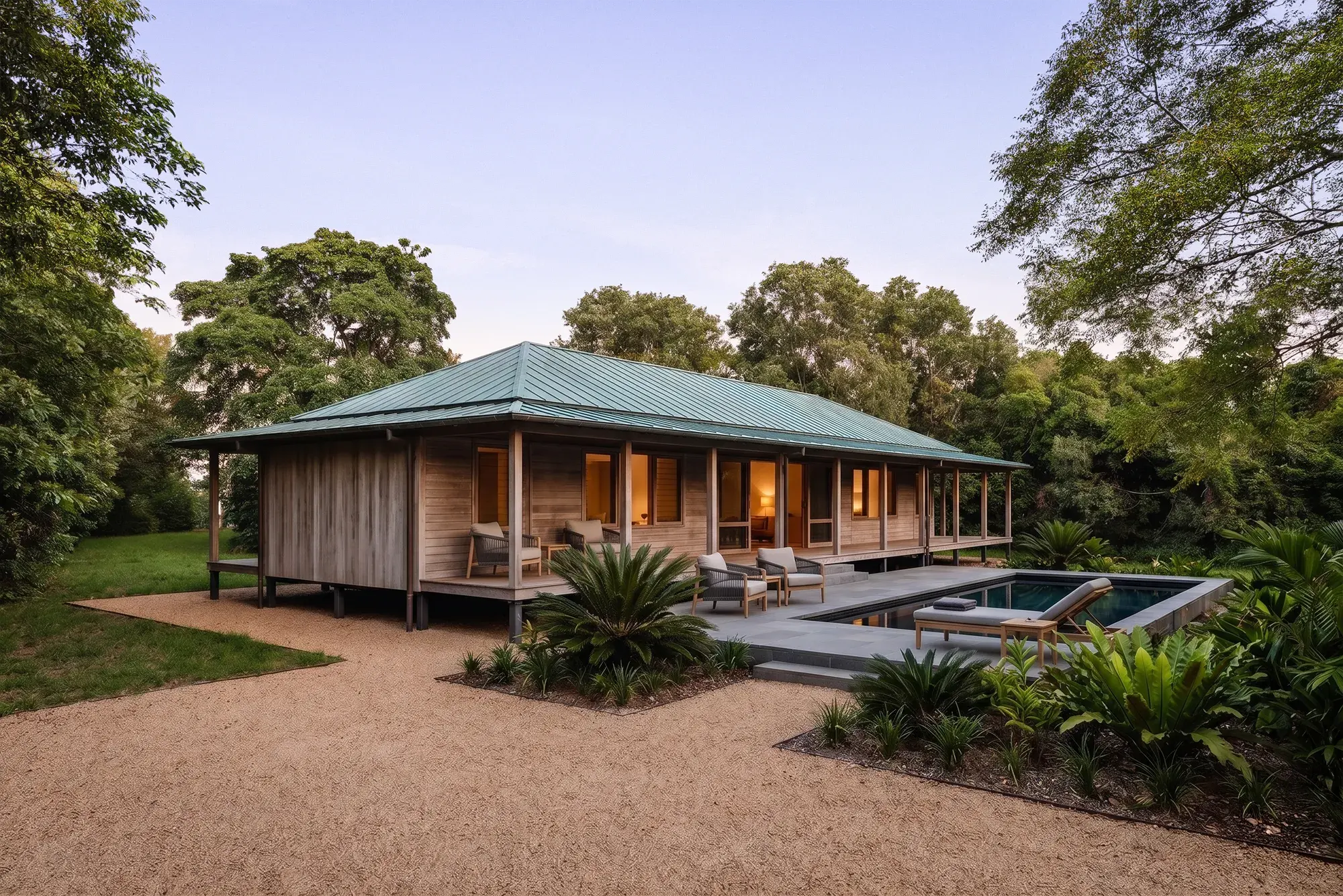 Lot 15, a home visualised on the cleared site