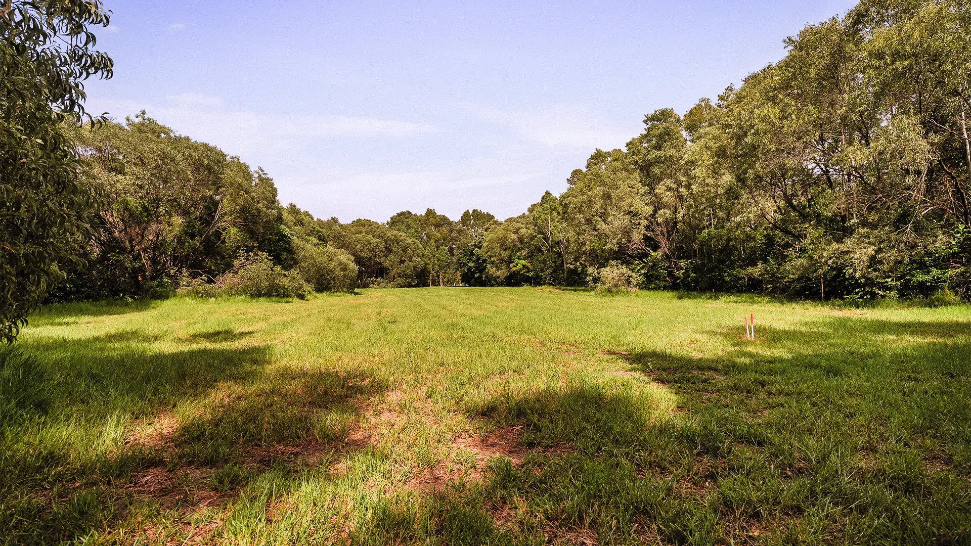 Lot 17, the cleared site as it stands today