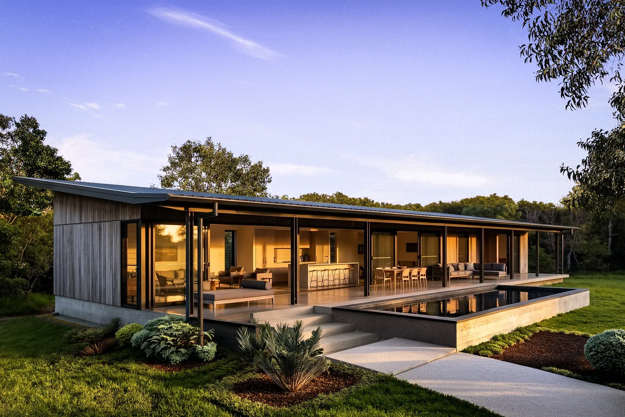 Lot 18, a home visualised on the cleared site