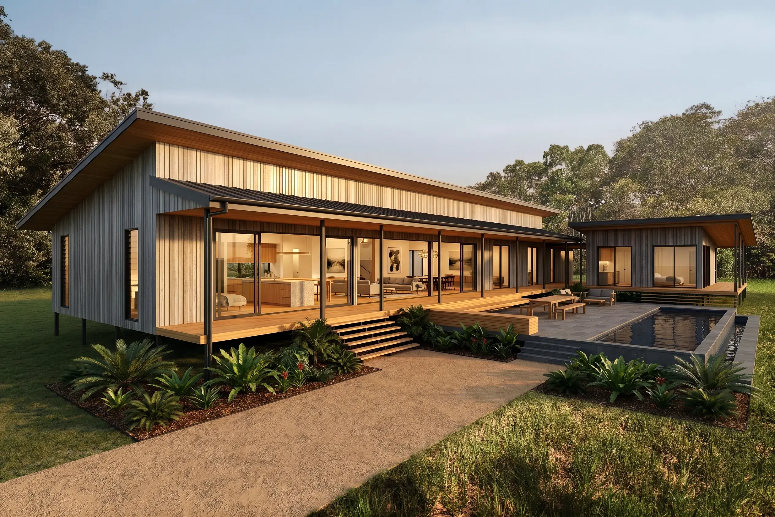 Lot 20, a home visualised on the cleared site