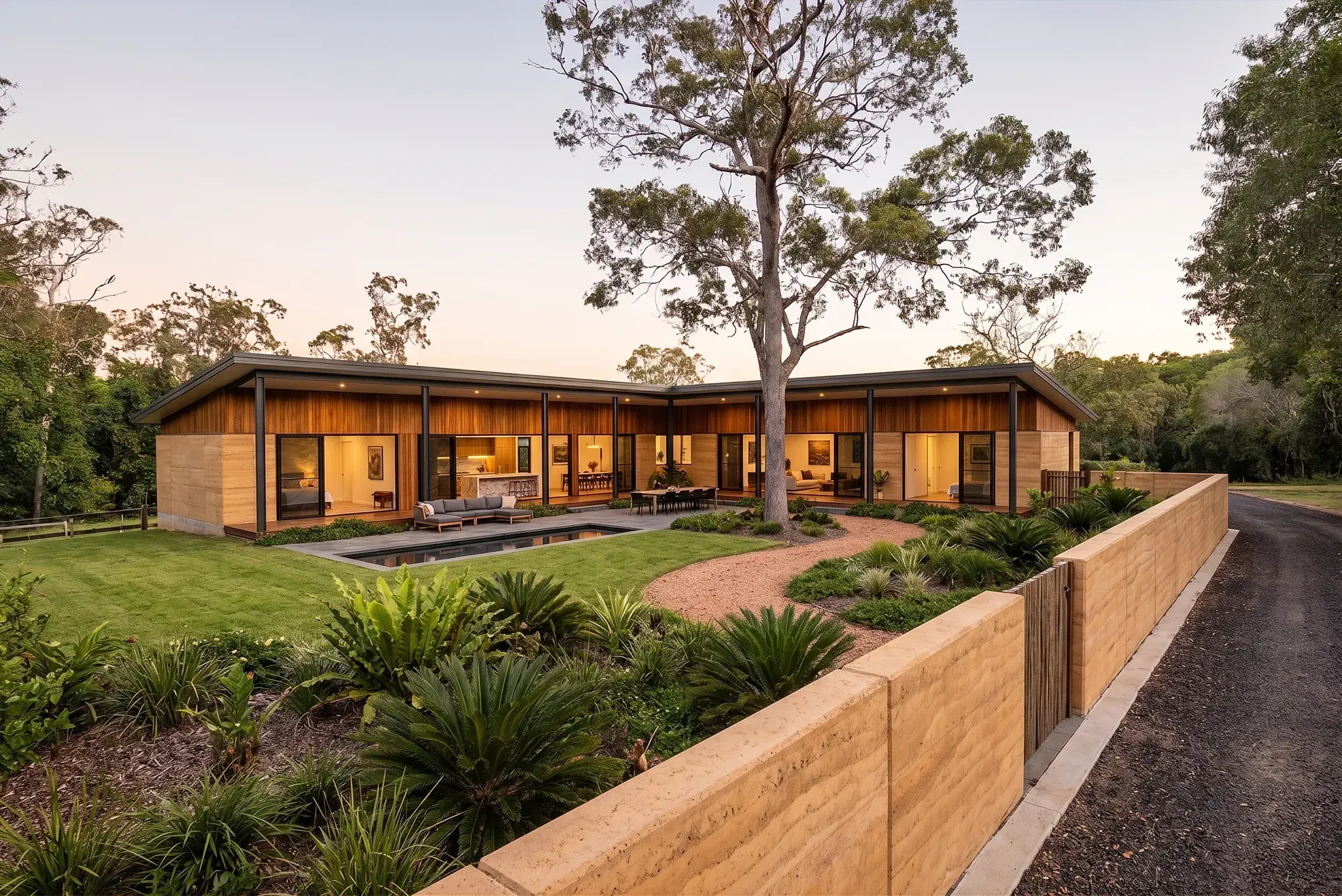 Lot 25, a home visualised on the cleared site